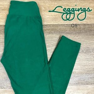 Lularoe Adult Leggings OS Green
